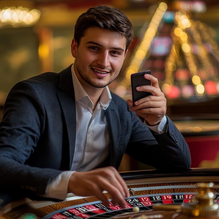 Navigasi mobile responsif di layar ponsel